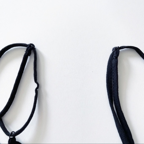 PacSun LA Hearts Black Ruffle Lace Up Cami Tank XS - Picture 11 of 15